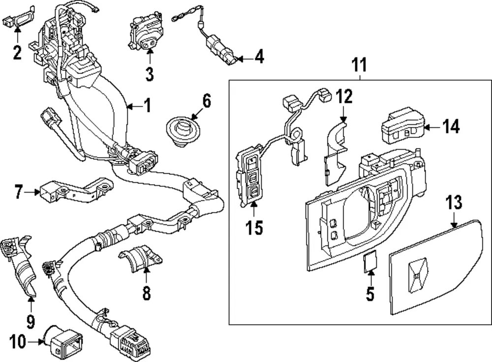 Door Assembly - Kia (695C0-DO000ISM)