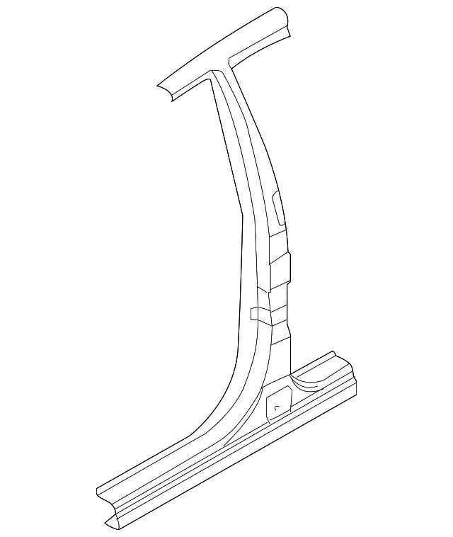 Center Pillar - Driver's Side (LH) - Kia (71101-3E1B1)