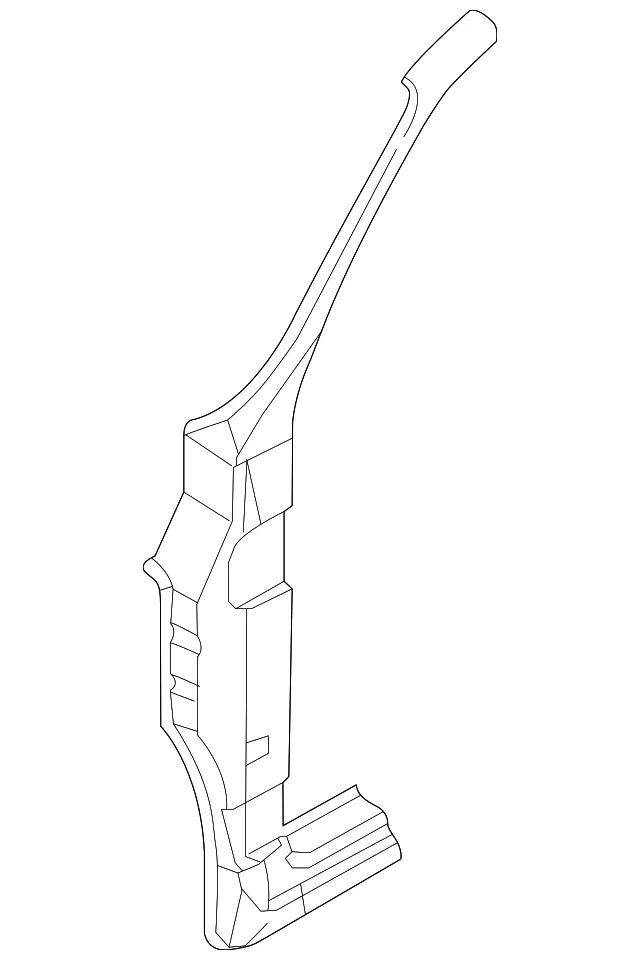 Hinge Pillar - Passenger Side (RH) - Kia (71102-3E1A1)