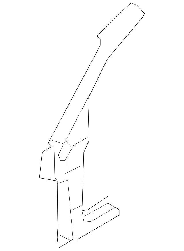 Hinge Pillar - Driver's Side (LH) - Kia (71110-1DA10)