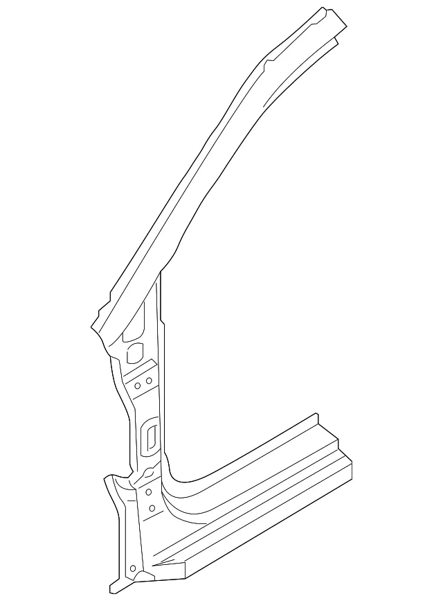 Hinge Pillar - Driver's Side (LH) - Kia (71110-H9A00)