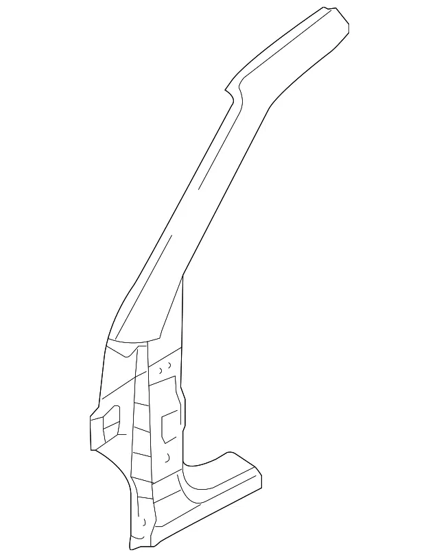 Hinge Pillar - Passenger Side (RH) - Kia (71120-1F1A0)