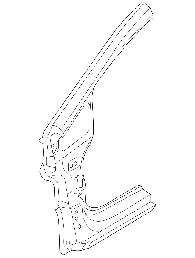 Hinge Pillar - Passenger Side (RH) - Kia (71120-1WA30)
