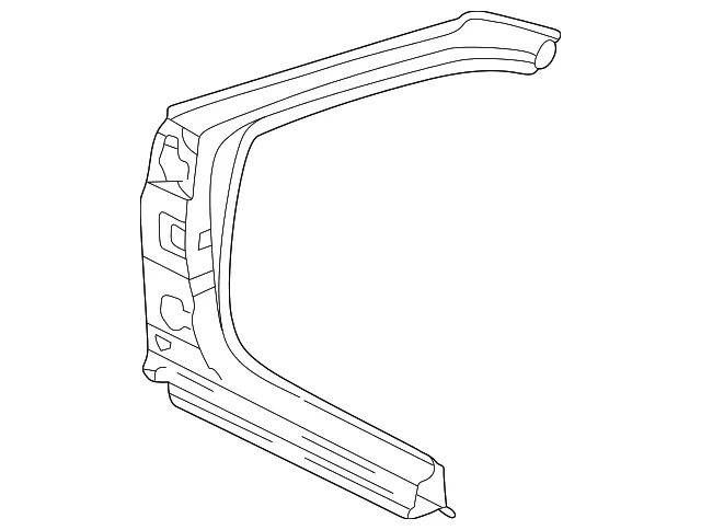 Hinge Pillar - Passenger Side (RH) - Kia (71120-38D00)