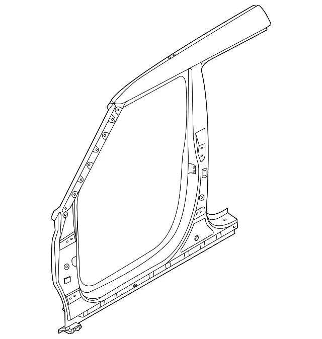 Outer Hinge Pillar - Kia (71120-K0A00)