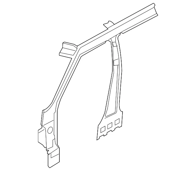 Inner Hinge Pillar - Passenger Side (RH) - Kia (71202-2K510)