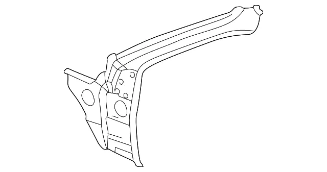Inner Pillar - Passenger Side (RH) - Kia (71202-38000)