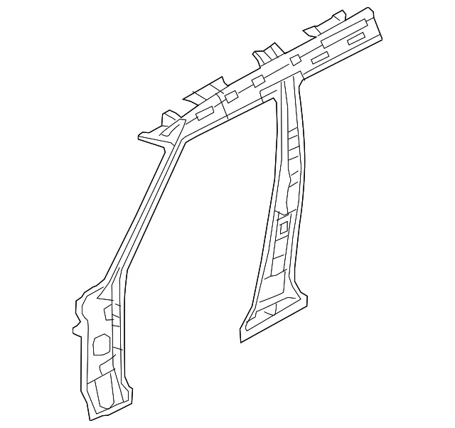 Inner Hinge Pillar - Passenger Side (RH) - Kia (71202-B2050)