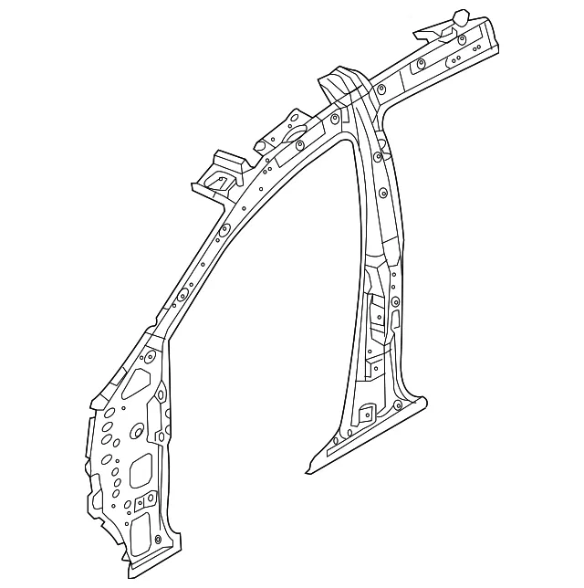 Aperture Reinforced - Passenger Side (RH) - Kia (71202-D9050)