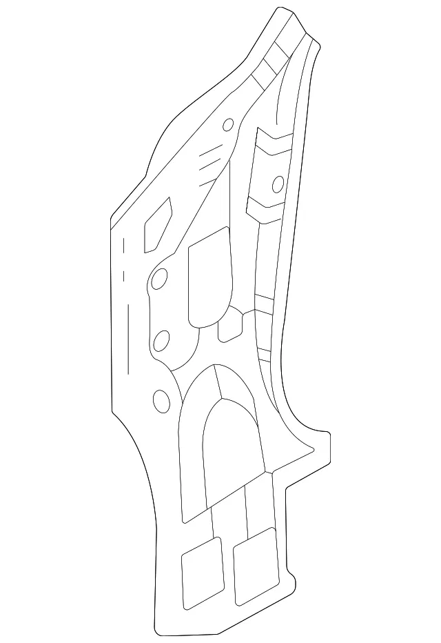 Inner Hinge Pillar - Kia (71202-L2000)