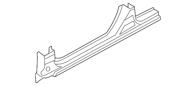 Outer Rocker Panel - Driver's Side (LH) - Kia (71312-1GD10)