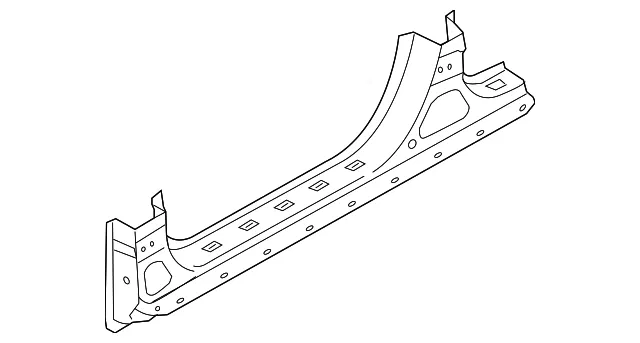 Rocker Panel - Driver's Side (LH) - Kia (71312-1WD80)