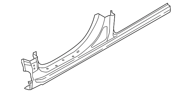 Rocker Panel - Driver's Side (LH) - Kia (71312-A9D10)