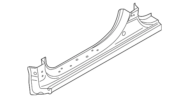 Rocker Panel - Driver's Side (LH) - Kia (71312-B0D50)