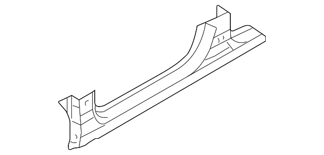 Rocker Panel - Passenger Side (RH) - Kia (71322-1F1D0A)