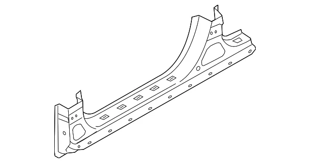 Rocker Panel - Passenger Side (RH) - Kia (71322-1MD10)