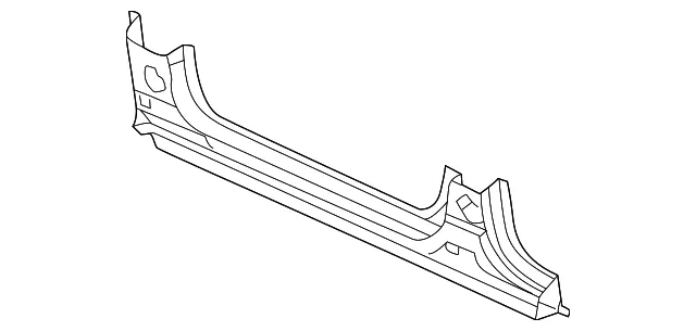 Outer Rocker Panel - Passenger Side (RH) - Kia (71322-38D00)