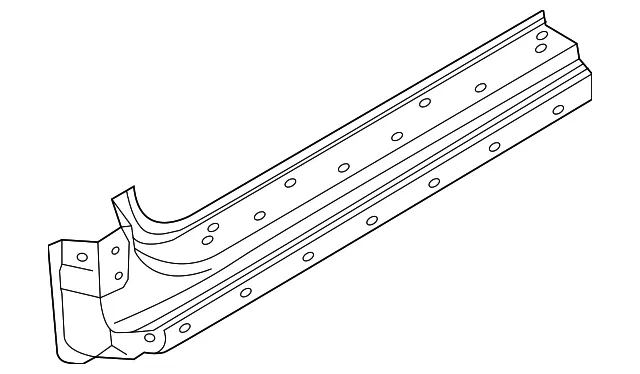 Rocker Panel - Passenger Side (RH) - Kia (71322-A7D25)