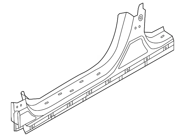 Rocker Panel - Passenger Side (RH) - Kia (71322-D5D00)