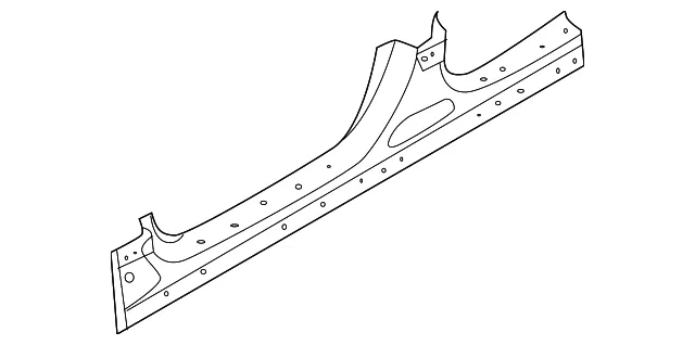 Rocker Panel - Passenger Side (RH) - Kia (71322-J6D00)