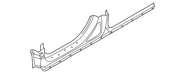 Outer Rocker Panel - Kia (71322-R0D00)
