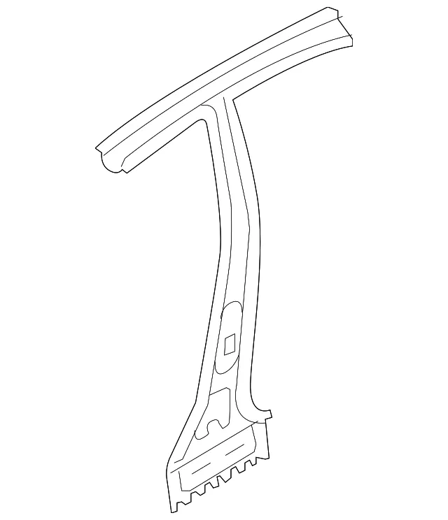 Pillar Reinforced - Driver's Side (LH) - Kia (71401-2F200)