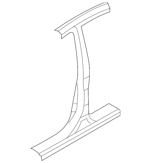 Center Pillar - Driver's Side (LH) - Kia (71401-2FB10)