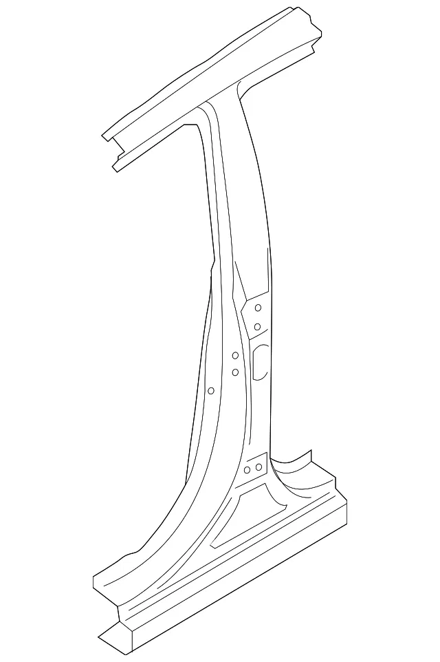 Center Pillar - Driver's Side (LH) - Kia (71401-H9B10)