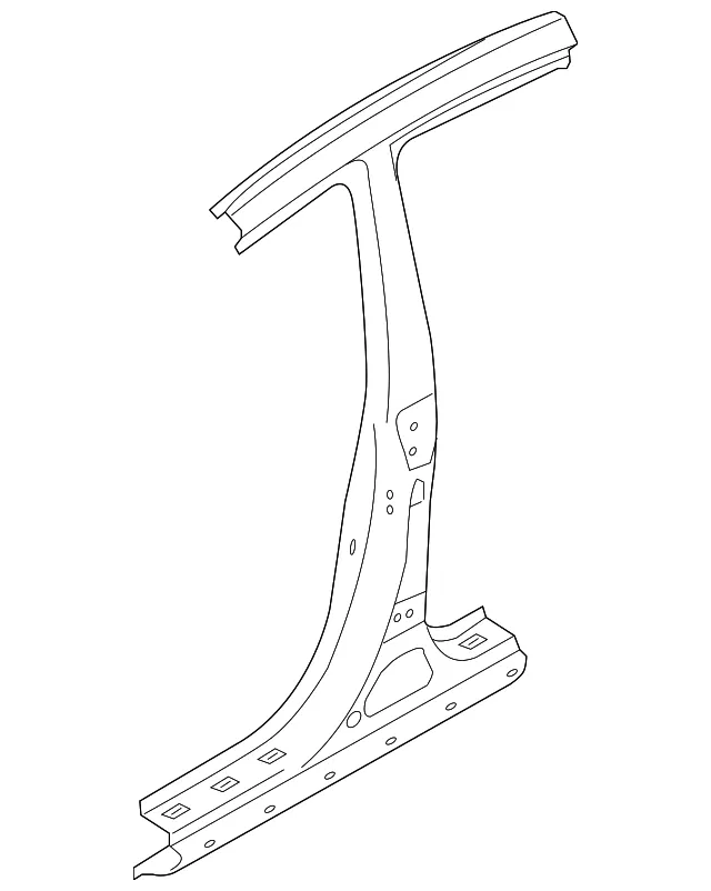 Center Pillar - Passenger Side (RH) - Kia (71402-1WB80)