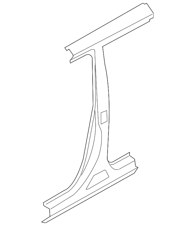 Outer Center Pillar - Passenger Side (RH) - Kia (71402-2KB20)