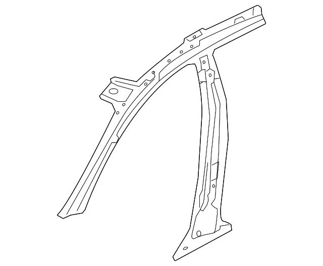 Inner Center Pillar - Passenger Side (RH) - Kia (71402-3T260)