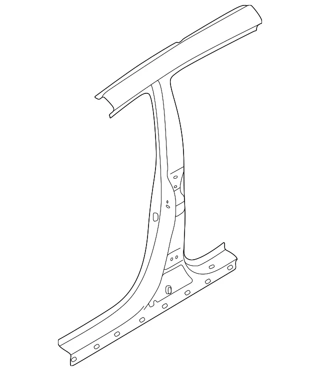 Center Pillar - Passenger Side (RH) - Kia (71402-3WB00)