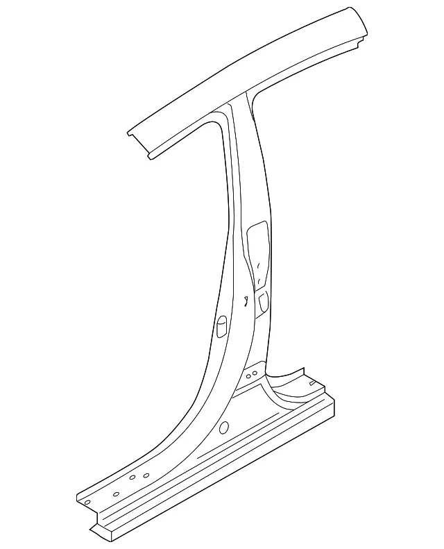 Center Pillar - Passenger Side (RH) - Kia (71402-A7B50)