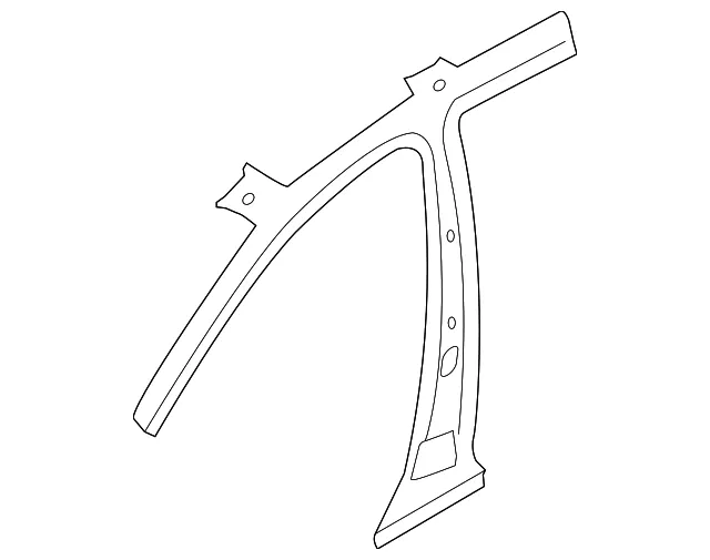Pillar Reinforced - Passenger Side (RH) - Kia (71402-M7000)
