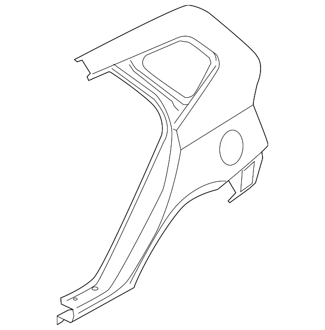 Quarter Panel - Driver's Side (LH) - Kia (71503-1DC10)