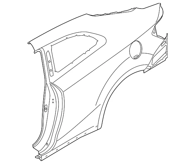 Quarter Panel - Driver's Side (LH) - Kia (71503-A7C20)