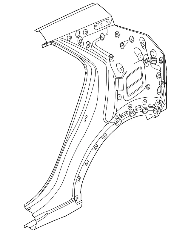 Quarter Panel - Kia (71503-AOC00)