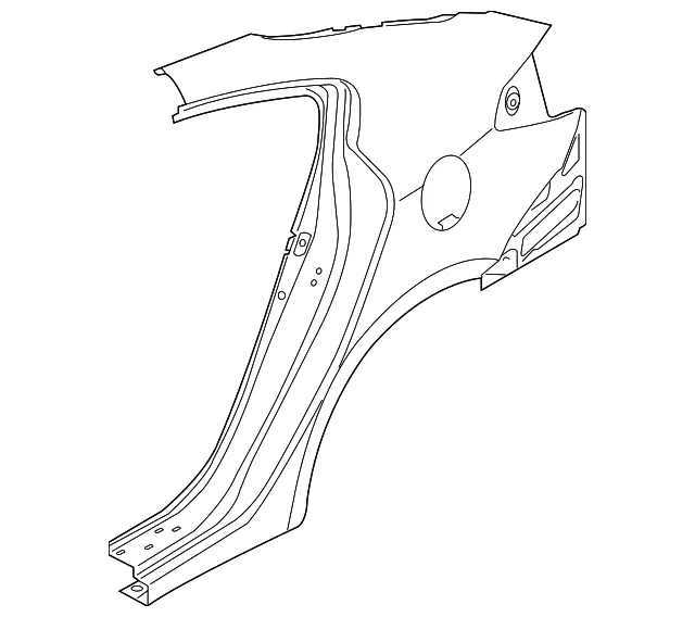 Quarter Panel - Driver's Side (LH) - Kia (71503-B0C00)
