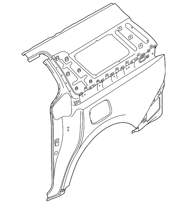 Quarter Panel - Kia (71503-R0C00)