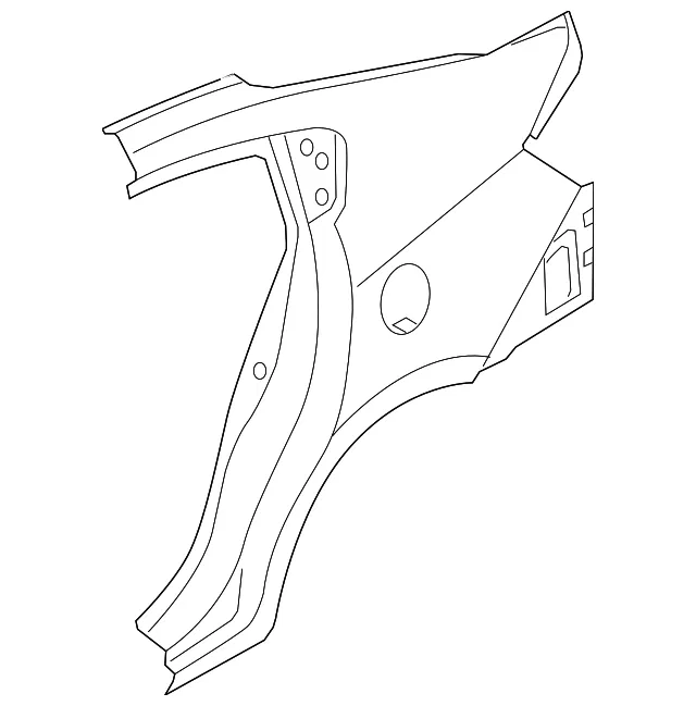 Quarter Panel - Passenger Side (RH) - Kia (71504-1WC80)