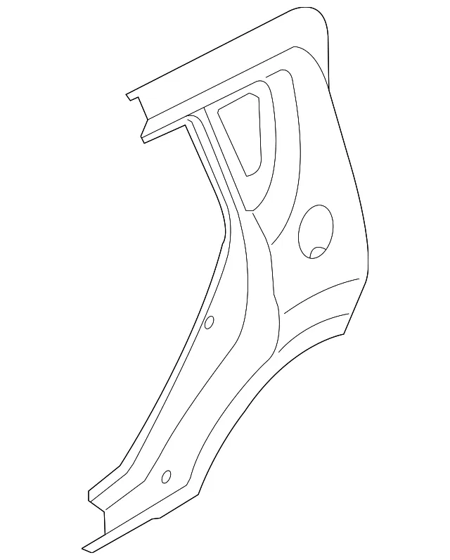 Quarter Panel - Passenger Side (RH) - Kia (71504-2KC60)
