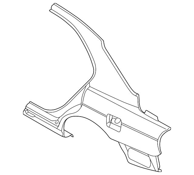 Quarter Panel - Passenger Side (RH) - Kia (71504-38D00)