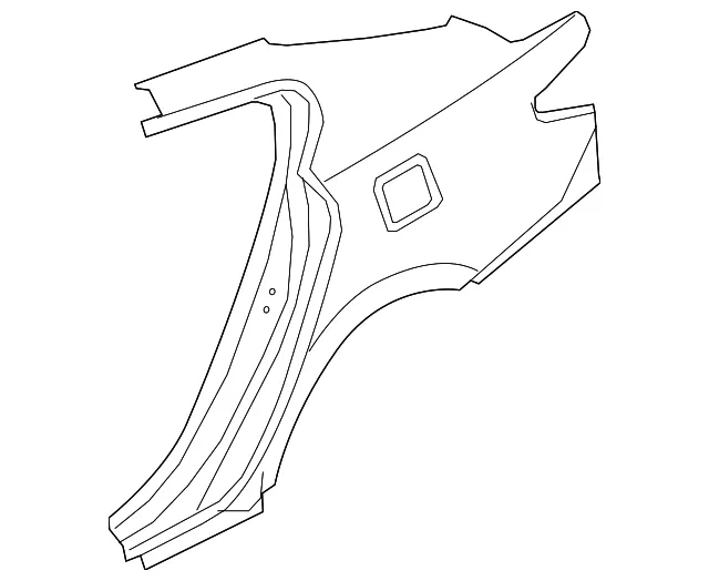 Quarter Panel - Passenger Side (RH) - Kia (71504-3TC21)
