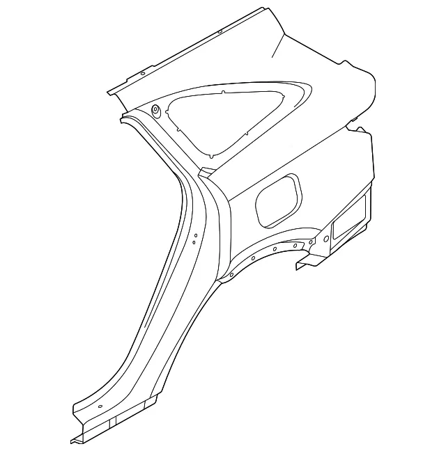 Quarter Panel - Kia (71504-P2C00)