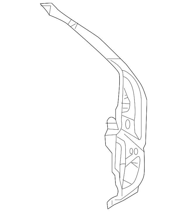 Rear Pillar - Driver's Side (LH) - Kia (71550-1F010)