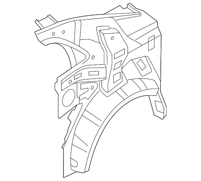 Inner Quarter Panel - Kia (71601-1M230)