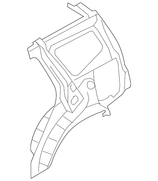 Inner Quarter Panel - Driver's Side (LH) - Kia (71601-2J100)