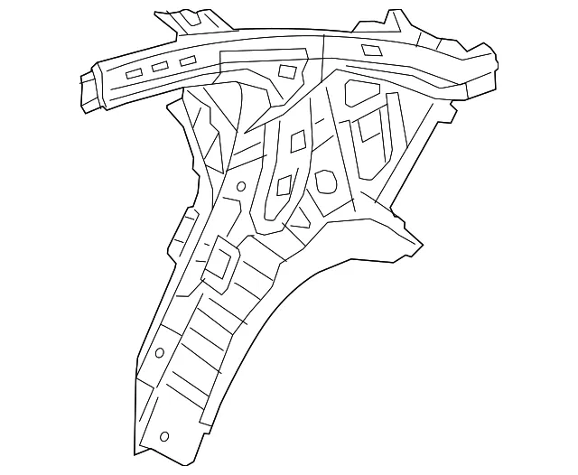 Inner Quarter Panel - Driver's Side (LH) - Kia (71601-3T171)