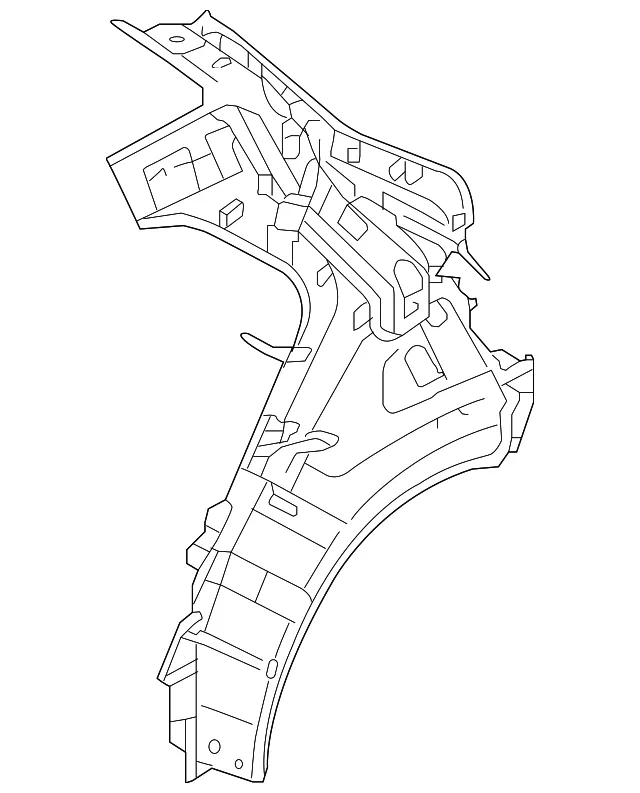 Inner Quarter Panel - Kia (71601-H9000)