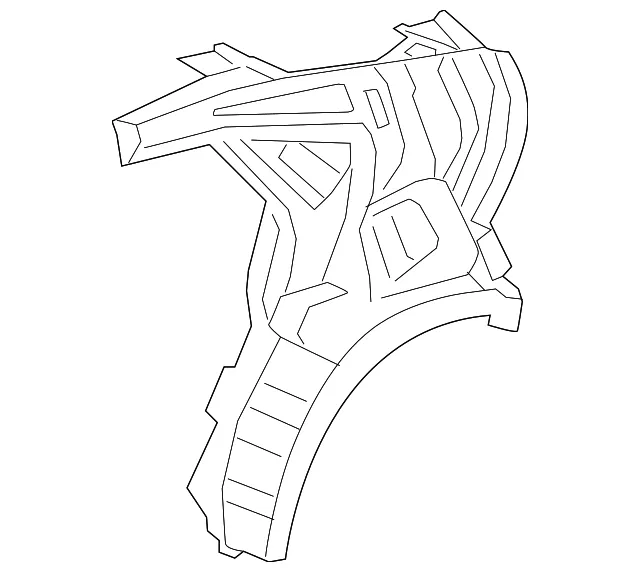 Inner Quarter Panel - Driver's Side (LH) - Kia (71601-M7000)